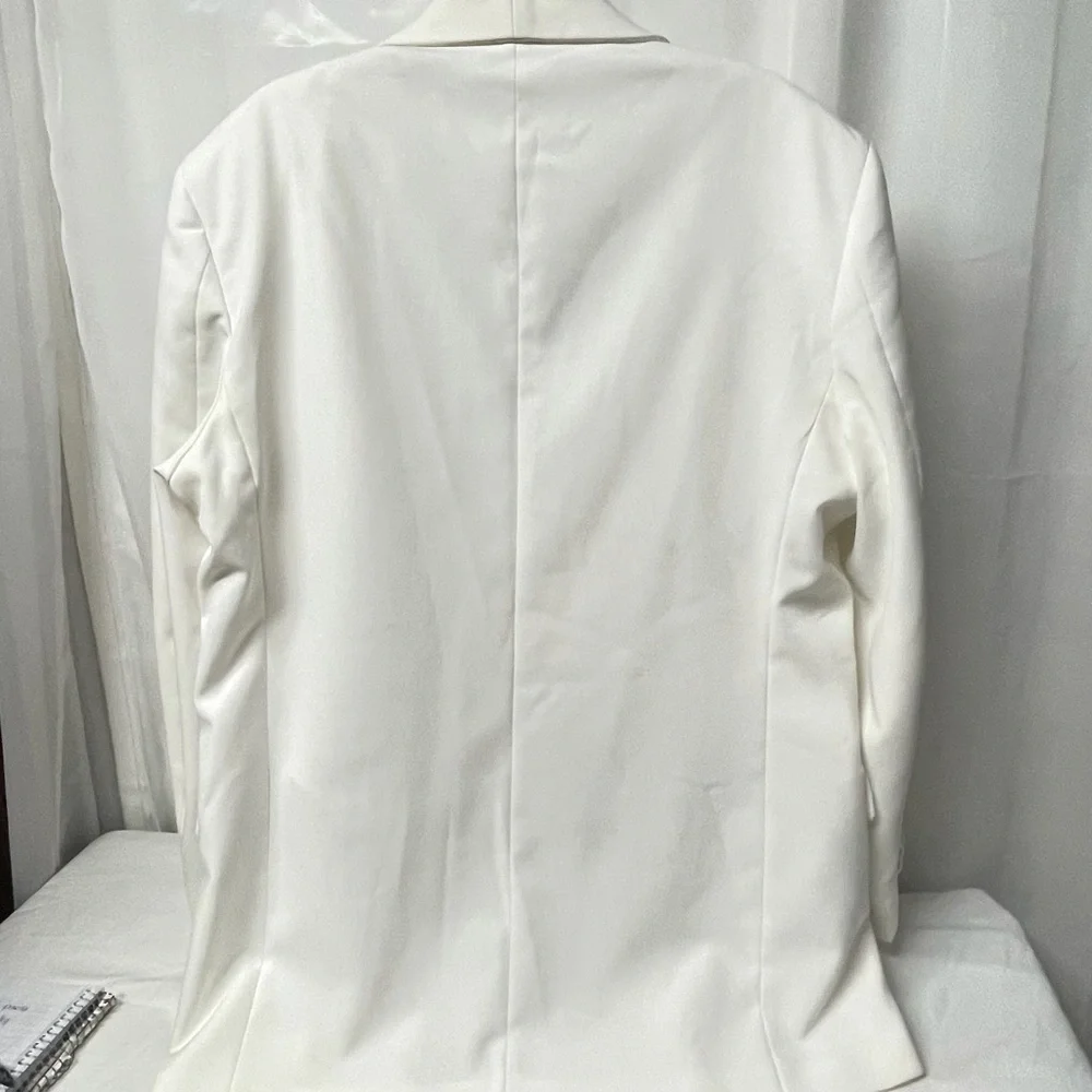 Tuxedo Jacket - Elegant Formal Vest Bow Tie Wash and Wear - Picture 5 of 13